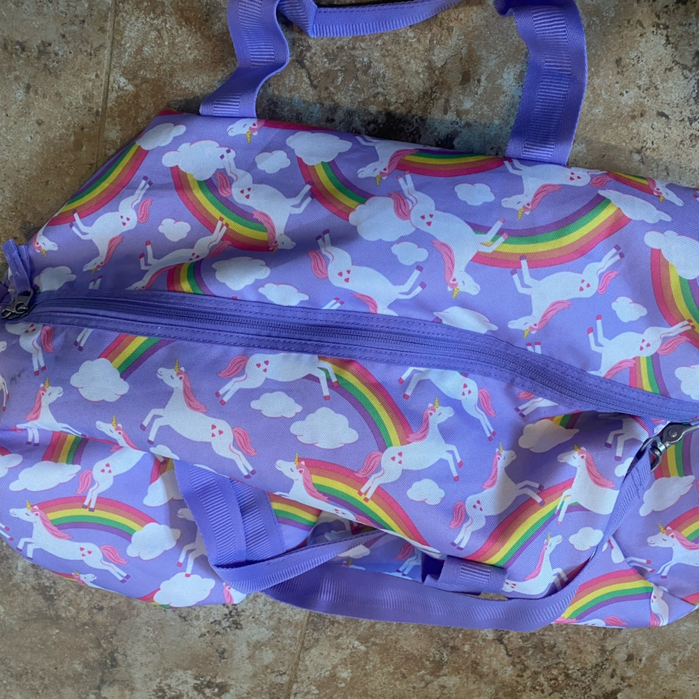 Pottery Barn Unicorn Kids Bag - Lavender